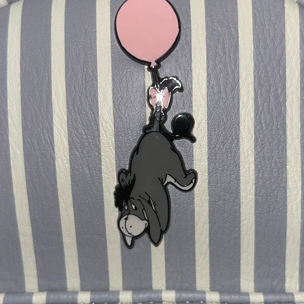 NWT Hard to find Grey Striped Eeyore Loungefly Backpack - Picture 6 of 6